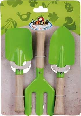 Juego de Herramientas de Jardin Juguete Set 3 Verde Juego de Herramientas de Jardin Juguete Set 3 Verde
